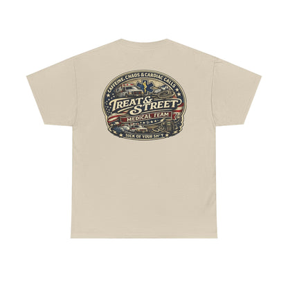 Treat & Street Medical Team First Responders T-Shirt | Firefighter Police EMS