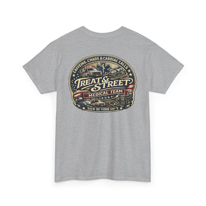 Treat & Street Medical Team First Responders T-Shirt | Firefighter Police EMS
