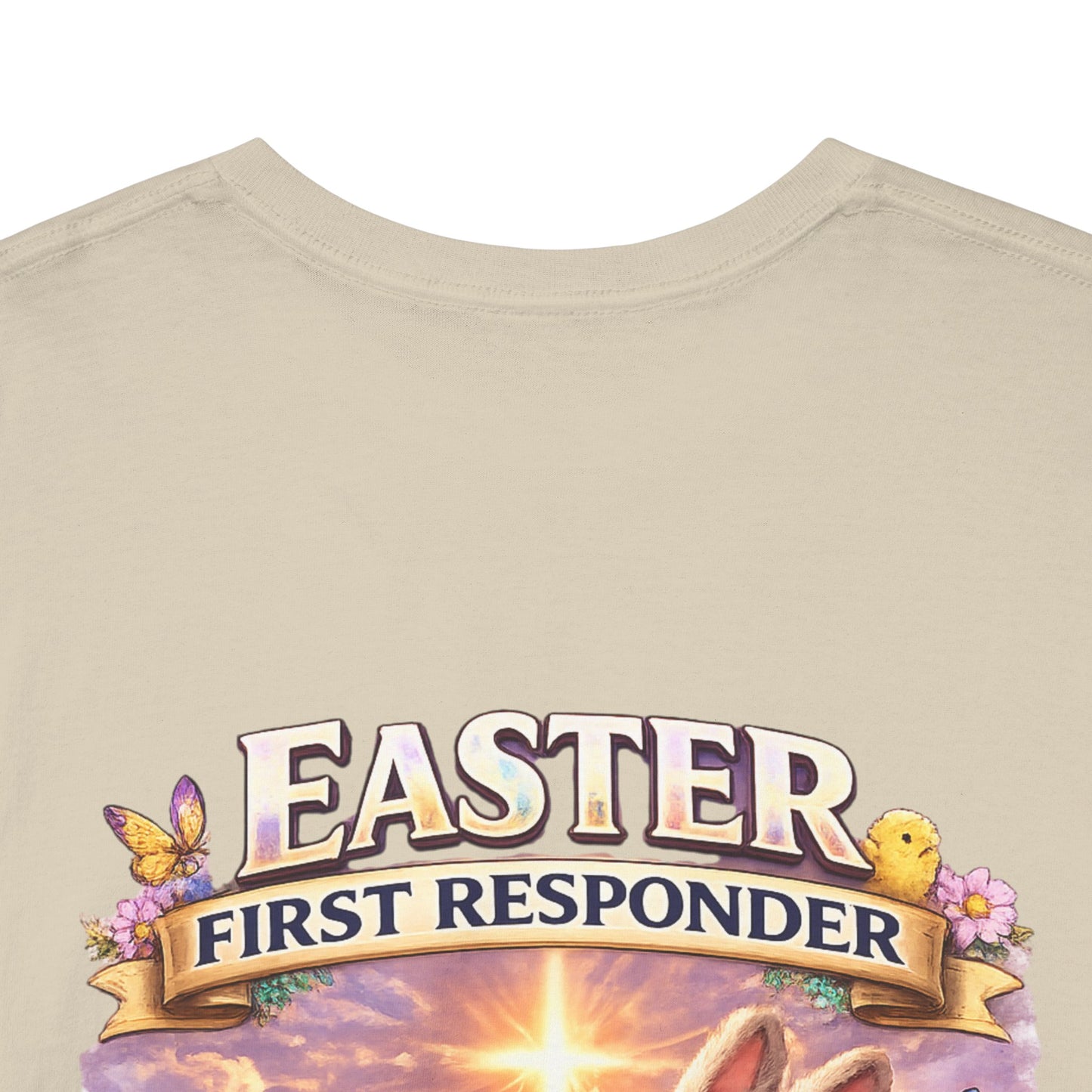 First Responder Easter T-Shirt — Cute EMS, Firefighter & Police Holiday Tee