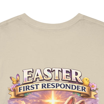 First Responder Easter T-Shirt — Cute EMS, Firefighter & Police Holiday Tee