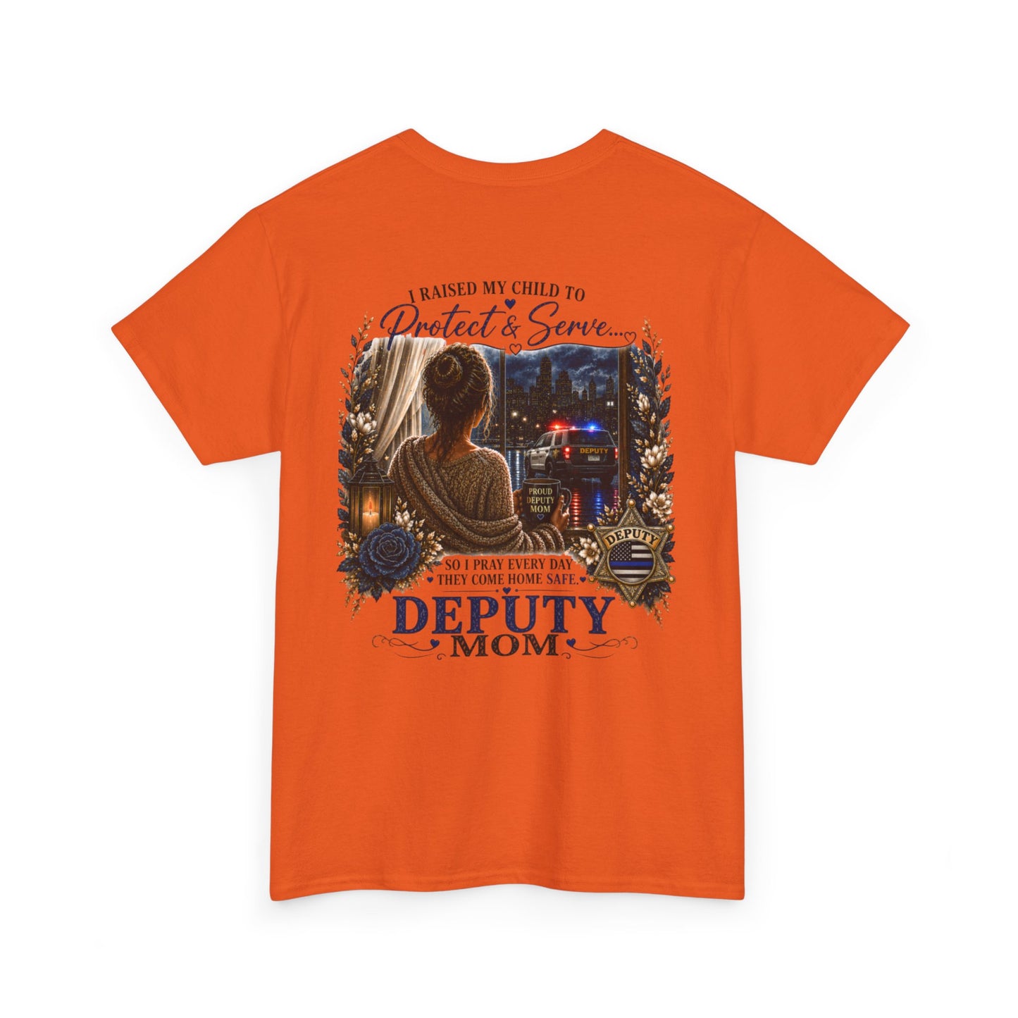 Deputy Mom Tee — Proud Police Mom "Back The Blue" Family Shirt