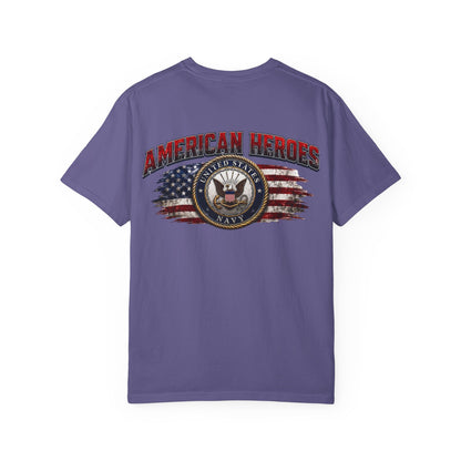 American Heroes US Navy T-Shirt — Patriotic Veteran Gift