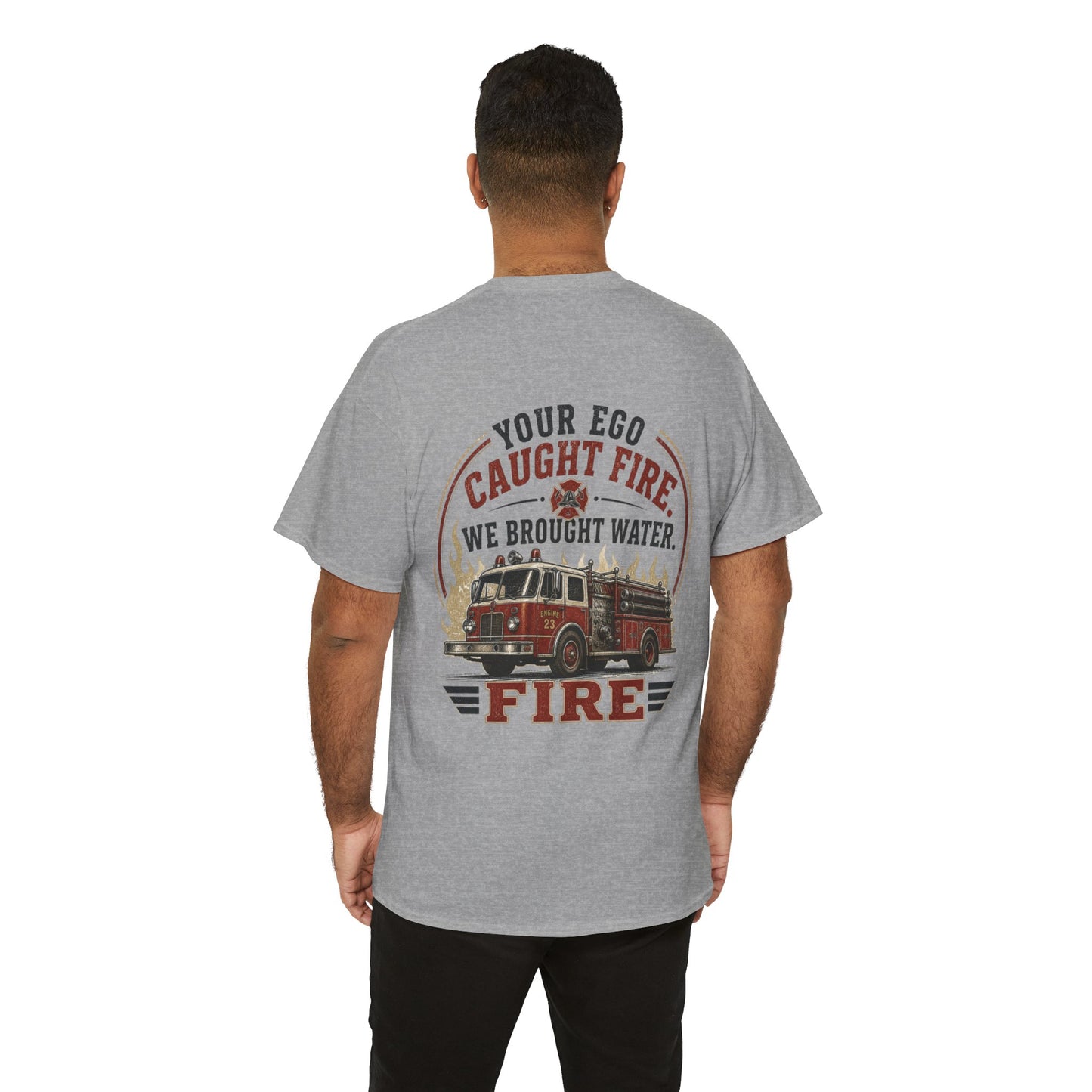 Vintage Firefighter Tee | Retro Fire Dept Shirt