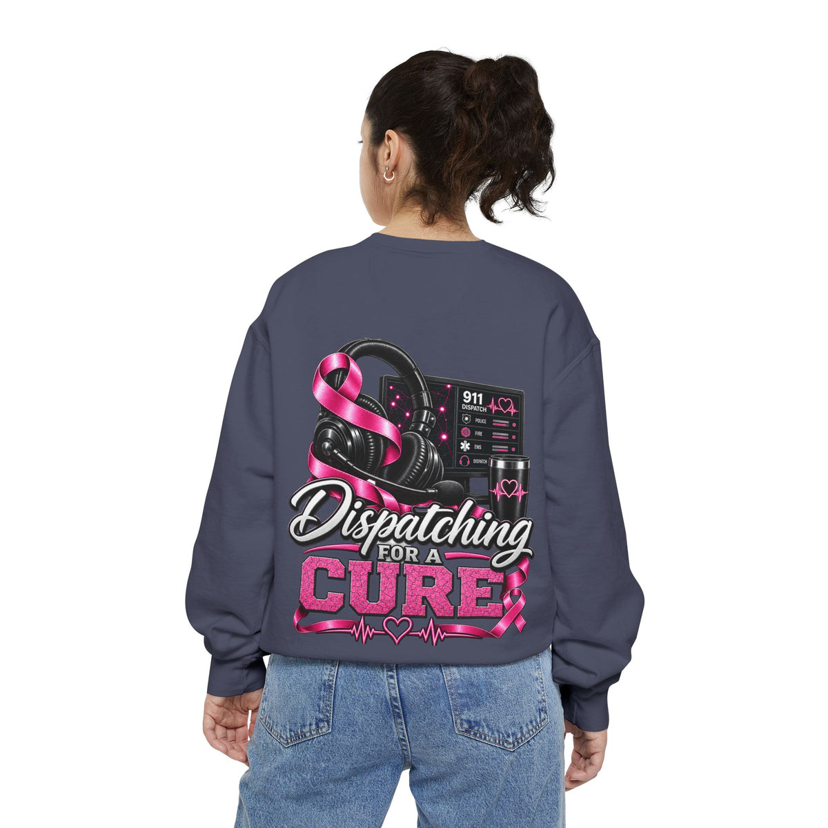 Dispatching for a Cure Sweatshirt