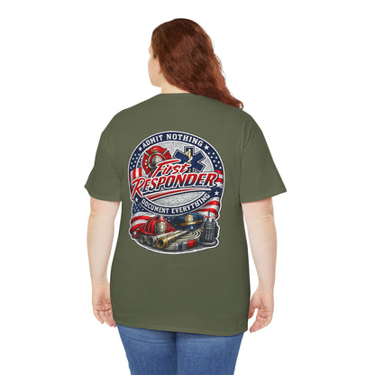 Admit Nothing, Document Everything Tee — Funny EMT Paramedic & Firefighter Shirt