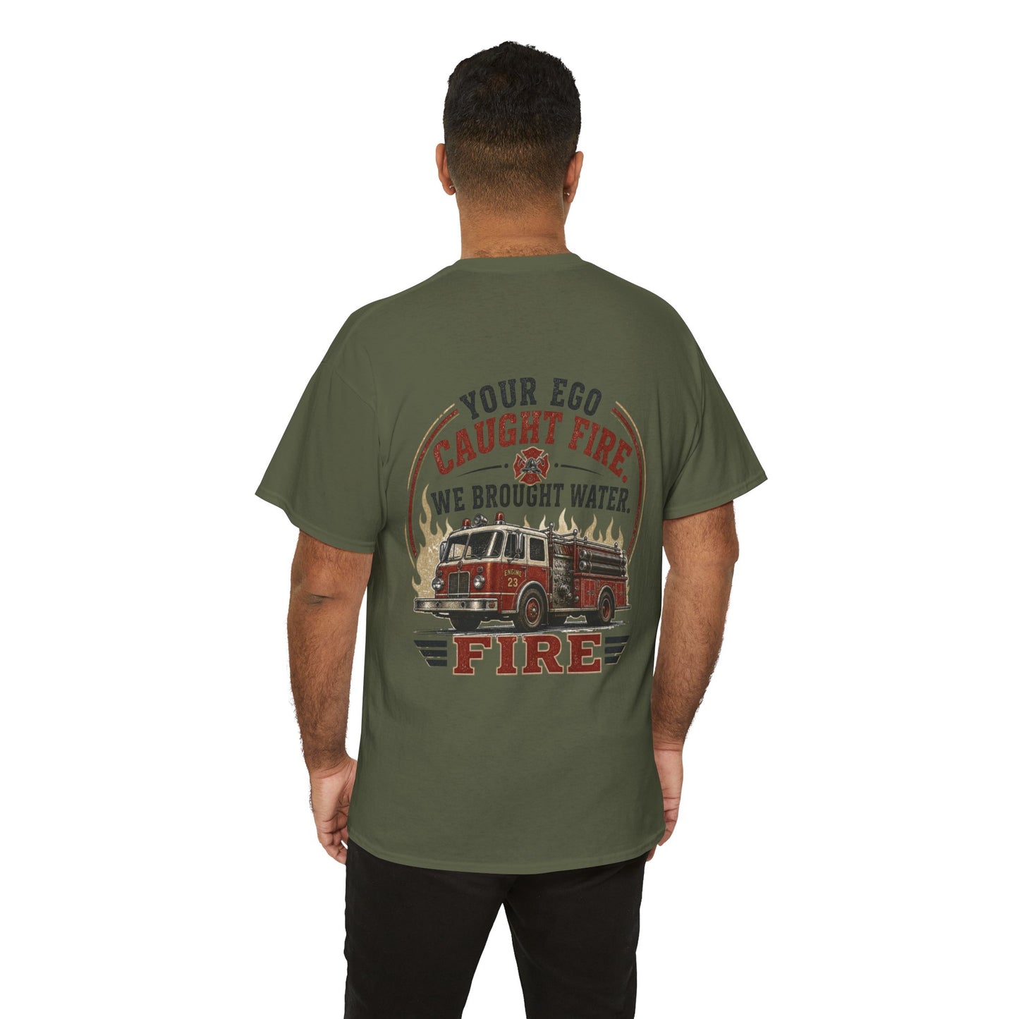 Vintage Firefighter Tee | Retro Fire Dept Shirt