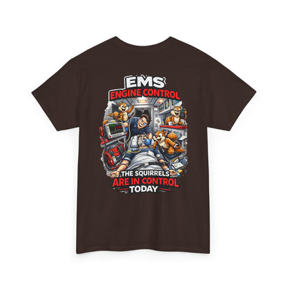 EMS Paramedic T-Shirt — Funny "Squirrels in Control" First Responder Humor
