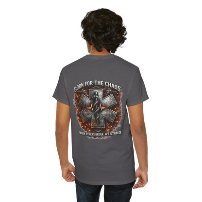 Born for Chaos Paramedic EMT T-Shirt — First Responder Gift