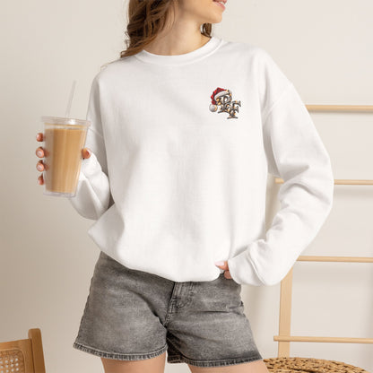 Dead Inside Festive Outside EMS Christmas Sweatshirt, Funny Paramedic Gift, EMT Holiday Crewneck, First Responder Dark Humor