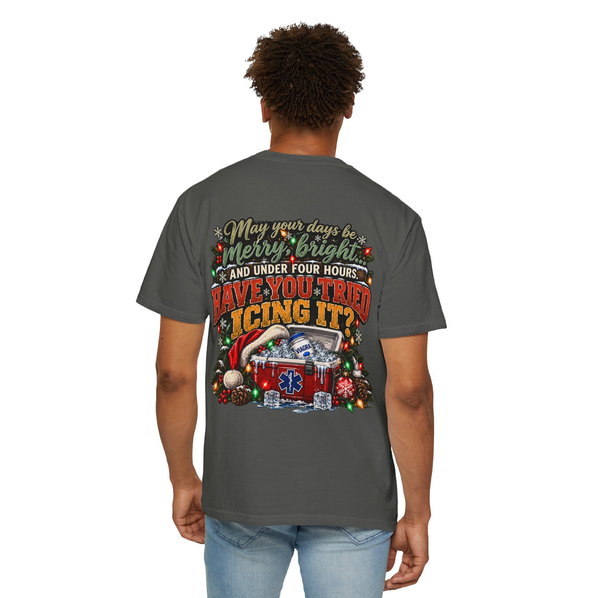 Have You Tried Icing It? Christmas EMS Shirt | Funny Paramedic Holiday T-Shirt & Sweatshirt | Adult Medical Humor Gift