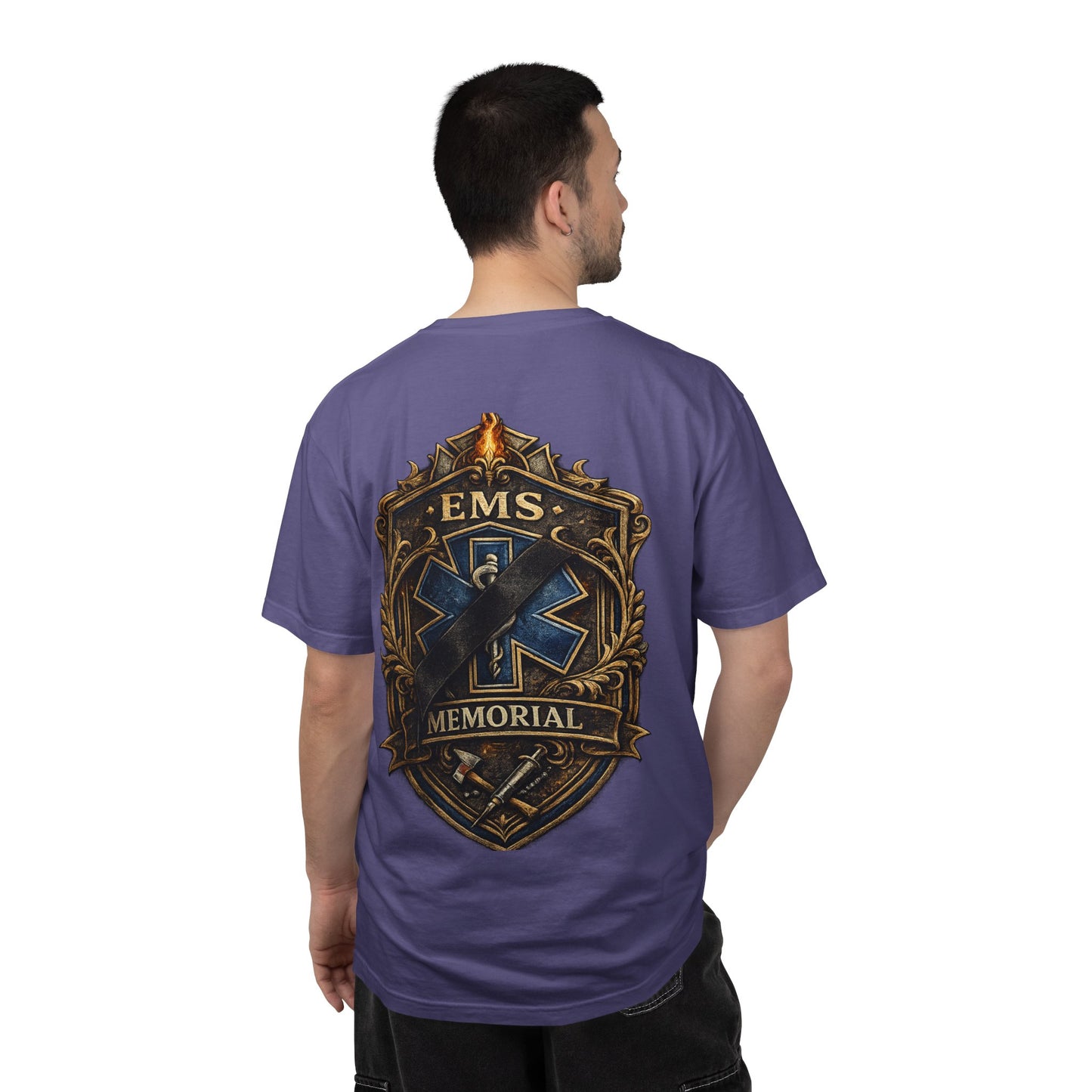 EMS Fallen Tribute T-Shirt — First Responders Memorial Tee