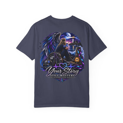 Your Story Still Matters T-Shirt — Angel Wings Memorial Tee