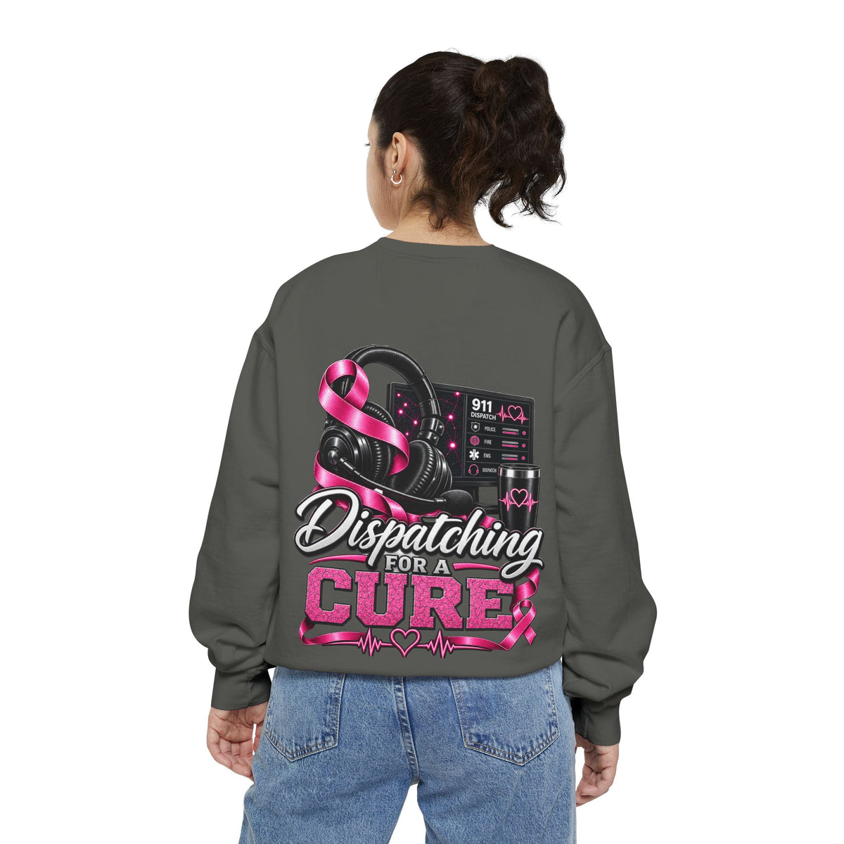 Dispatching for a Cure Sweatshirt