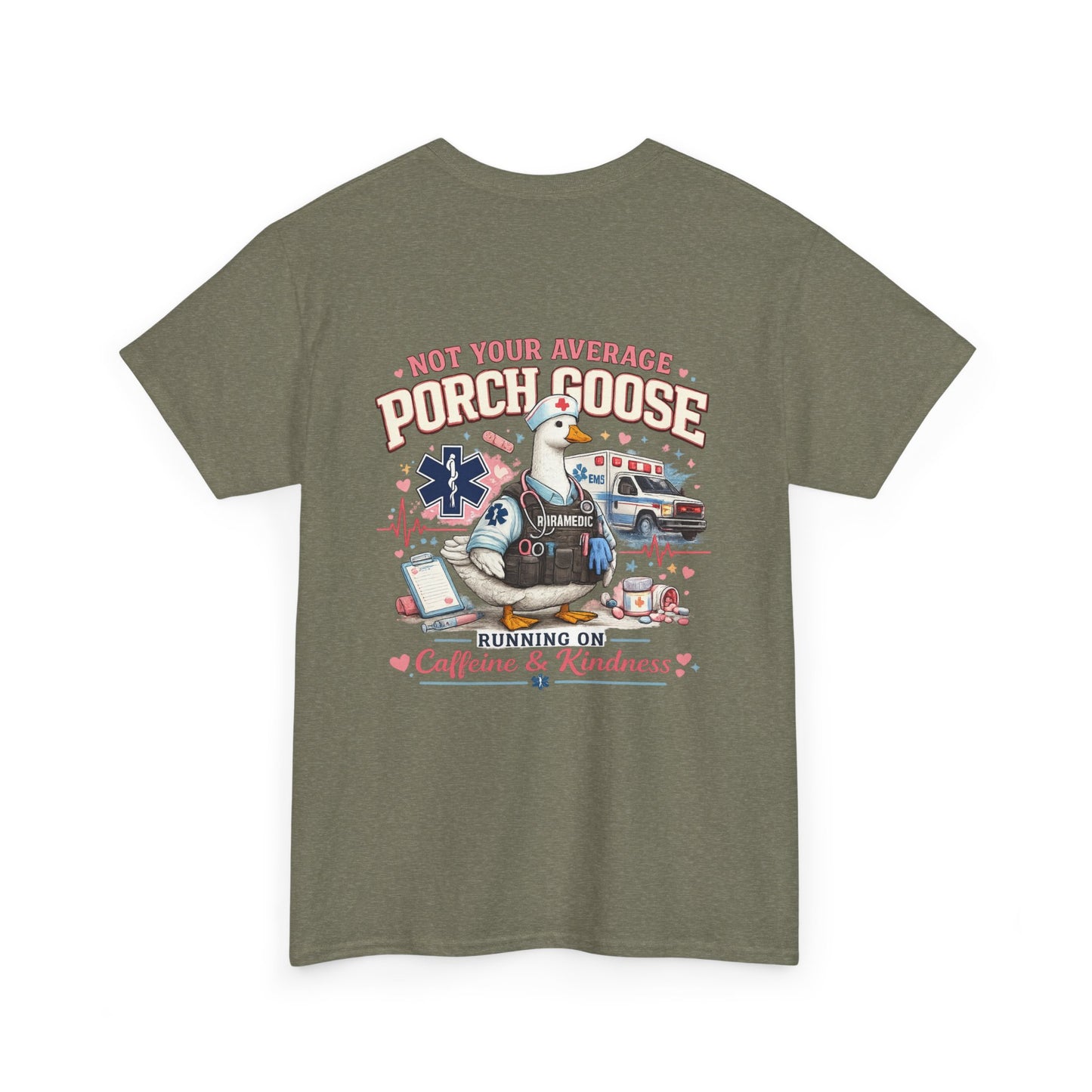 Paramedic Porch Goose T-Shirt — Support First Responders