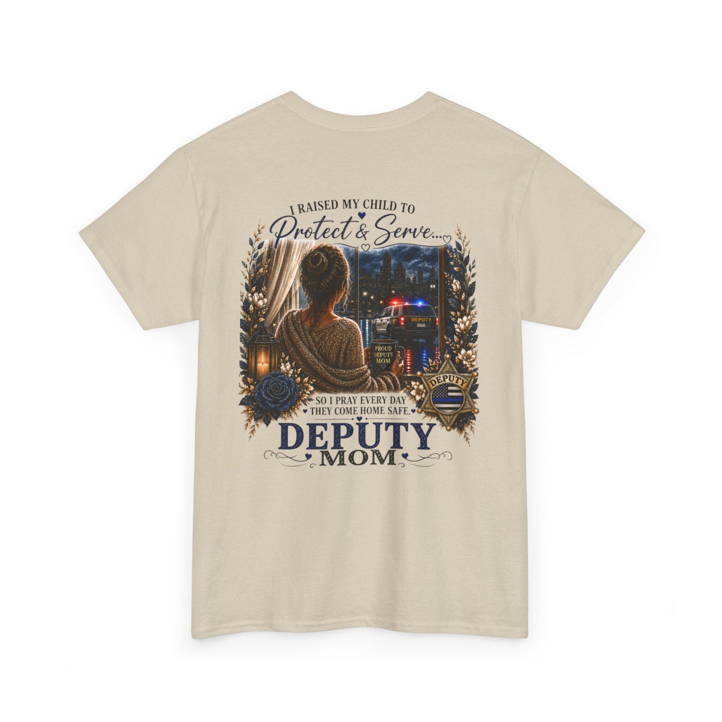 Deputy Mom Tee — Proud Police Mom "Back The Blue" Family Shirt