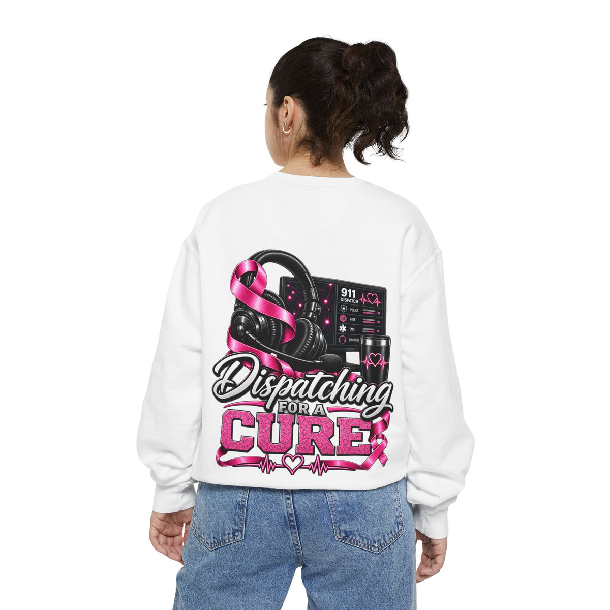 Dispatching for a Cure Sweatshirt