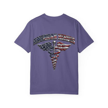 American Heroes Caduceus T-Shirt | Flag Medical Symbol