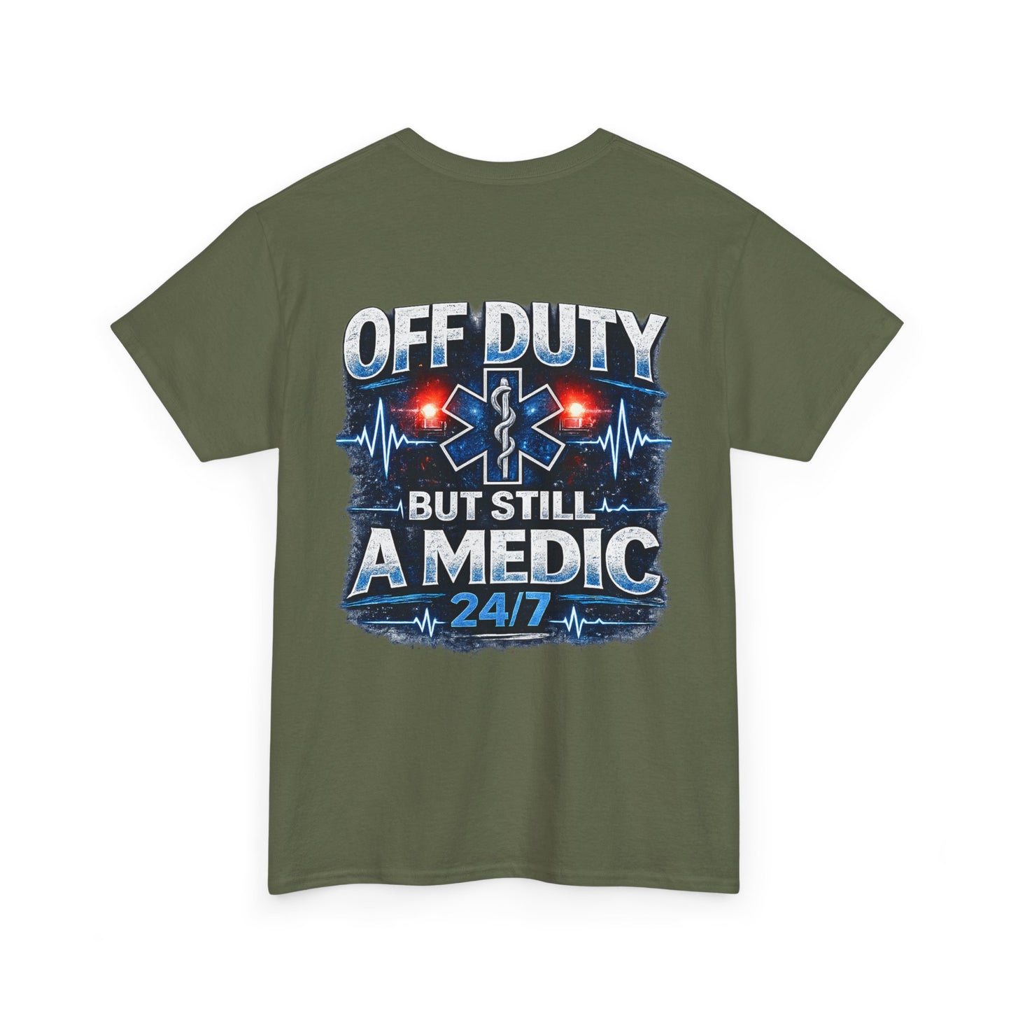 EMT Paramedic Tee — "Medic 24/7" First Responder Gift