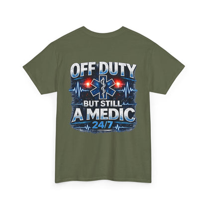 EMT Paramedic Tee — "Medic 24/7" First Responder Gift