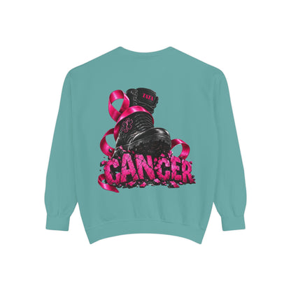 Cancer Awareness Sweatshirt  EMS Edition– Pink Ribbon Fighter Graphic Crewneck