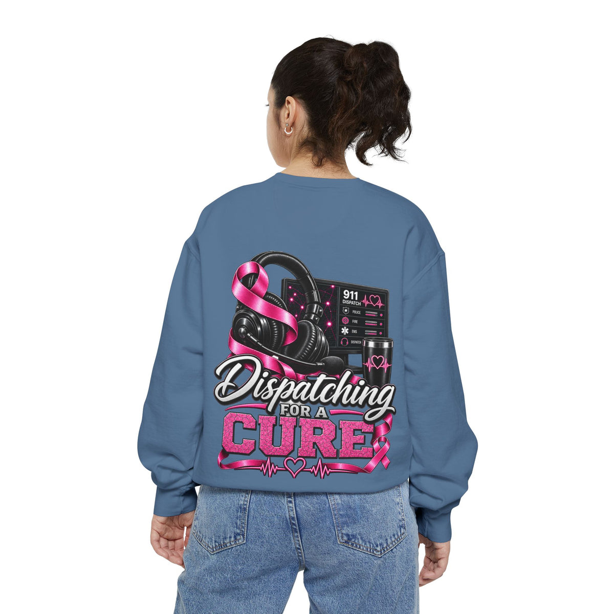 Dispatching for a Cure Sweatshirt