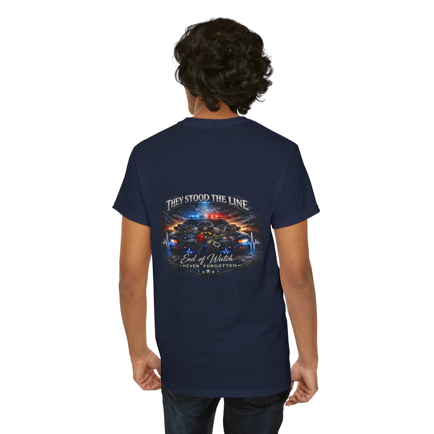 North Carolina State Trooper Memorial T-Shirt — Badge Tribute