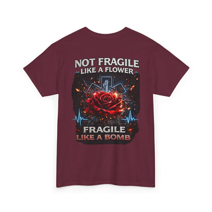 Paramedic EMT Tee — "Fragile Like a Bomb" First Responder Gift