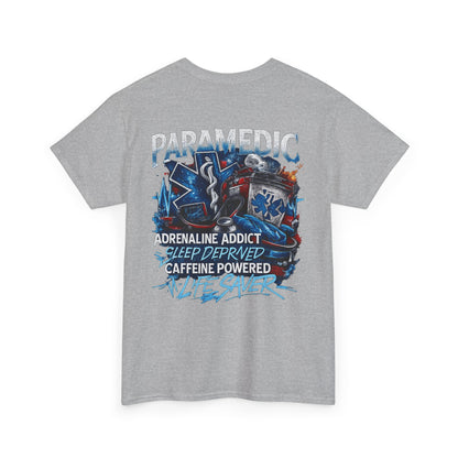 Adrenaline Addict EMT Paramedic Tee | First Responder Typography