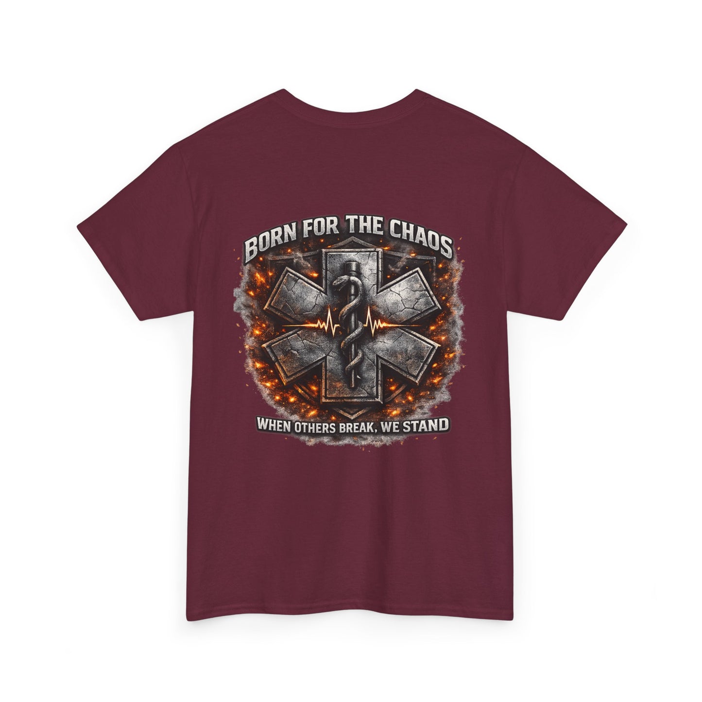 Born for Chaos Paramedic EMT T-Shirt — First Responder Gift