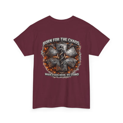 Born for Chaos Paramedic EMT T-Shirt — First Responder Gift