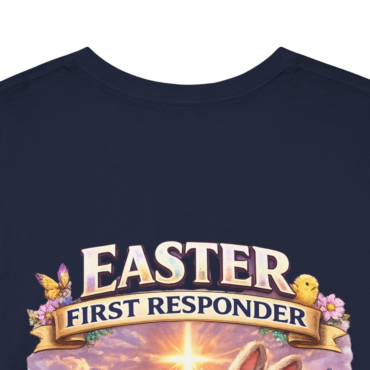 First Responder Easter T-Shirt — Cute EMS, Firefighter & Police Holiday Tee
