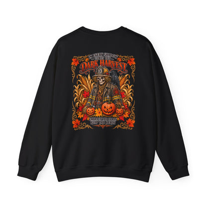 Dark Harvest Fire Fighter Scarecrow Sweatshirt