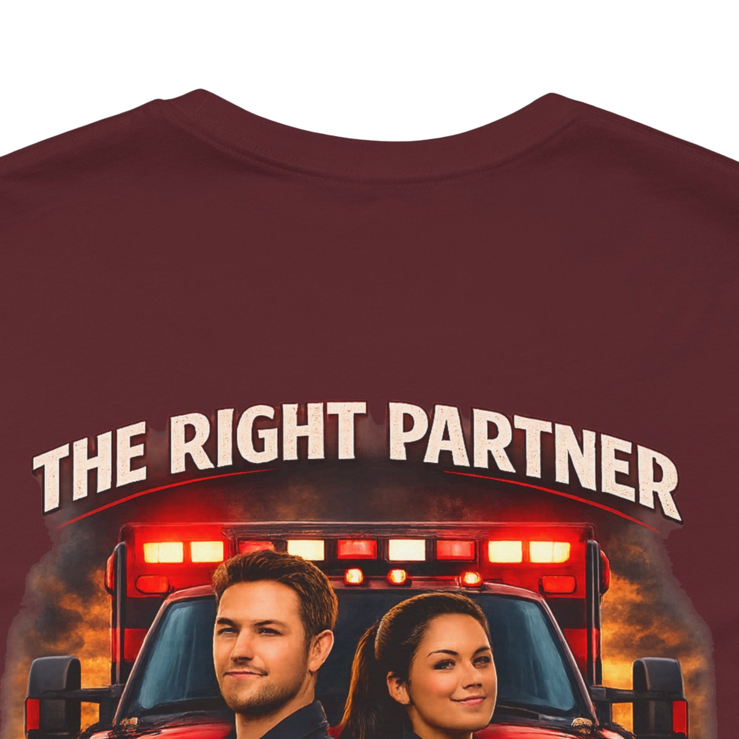 First Responder Tribute T-Shirt — Paramedic, Law Enforcement & Firefighter Partner Tee