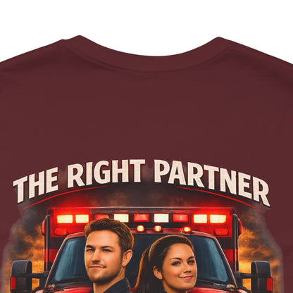 First Responder Tribute T-Shirt — Paramedic, Law Enforcement & Firefighter Partner Tee