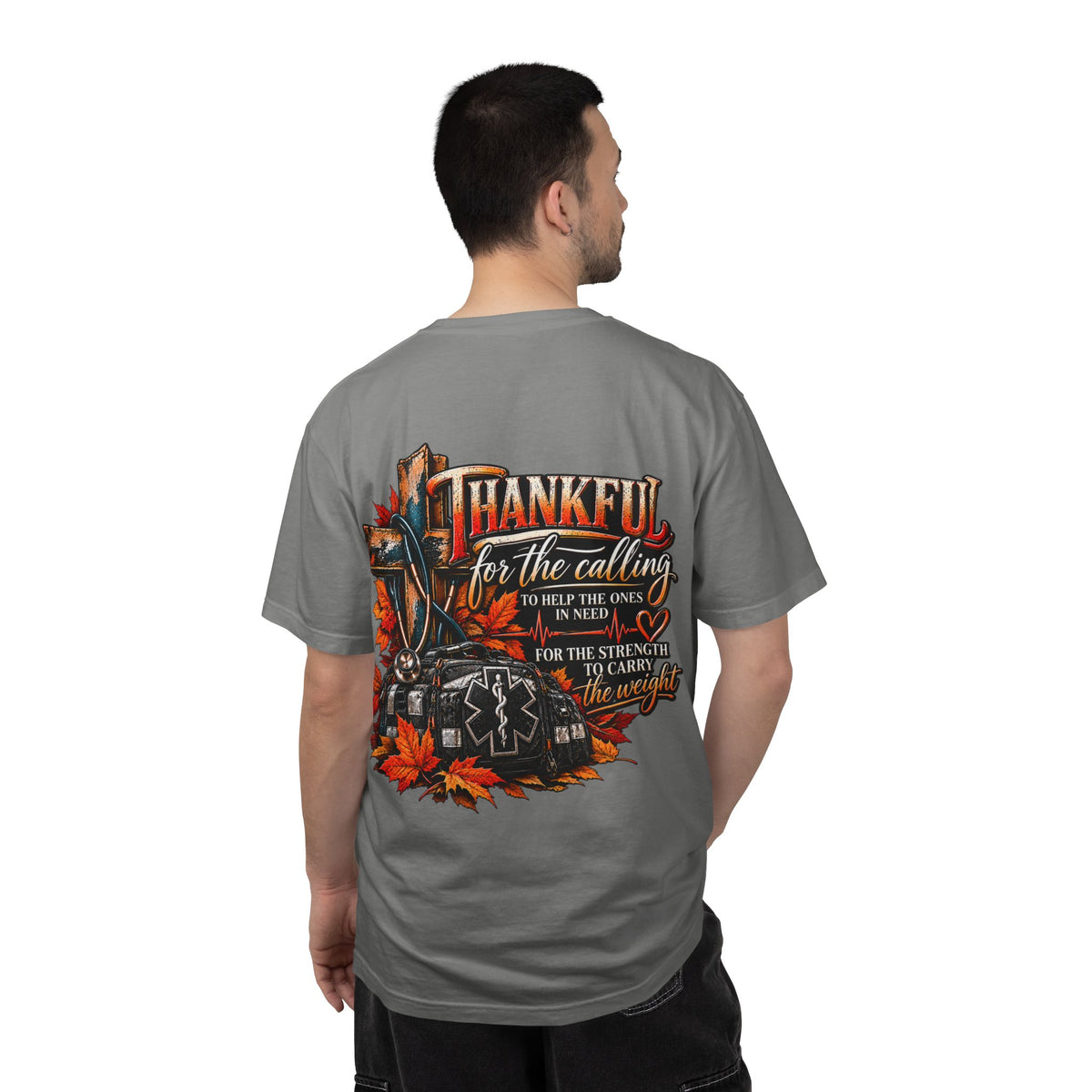 Thankful for the Calling | EMS Faith & Thanksgiving T-Shirt