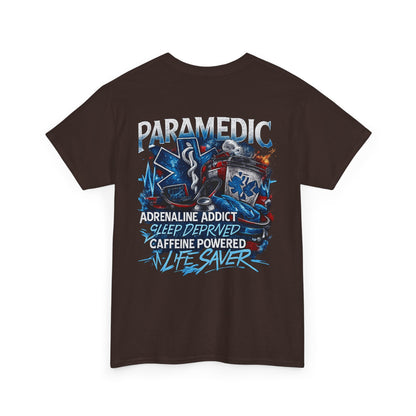 Adrenaline Addict EMT Paramedic Tee | First Responder Typography