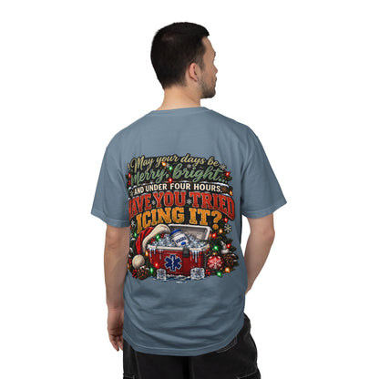 Have You Tried Icing It? Christmas EMS Shirt | Funny Paramedic Holiday T-Shirt & Sweatshirt | Adult Medical Humor Gift