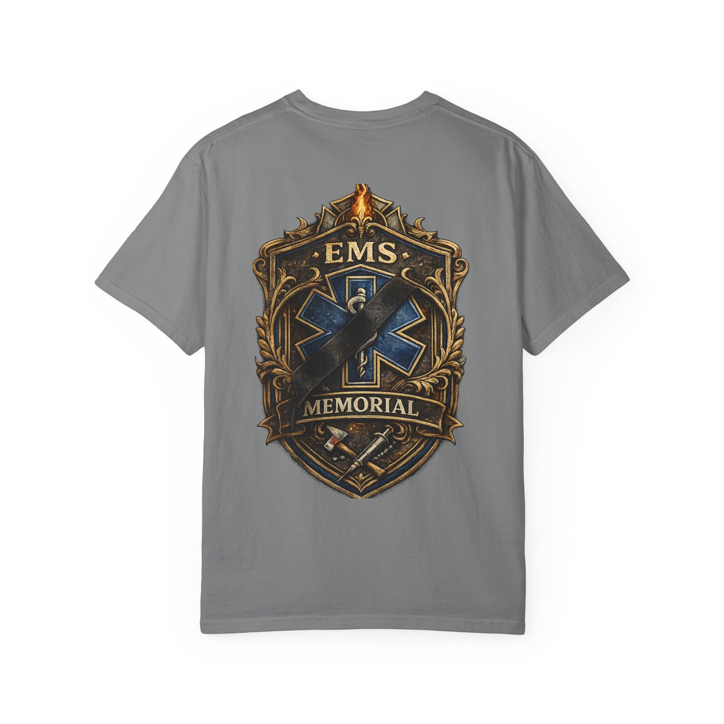 EMS Fallen Tribute T-Shirt — First Responders Memorial Tee