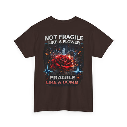 Paramedic EMT Tee — "Fragile Like a Bomb" First Responder Gift