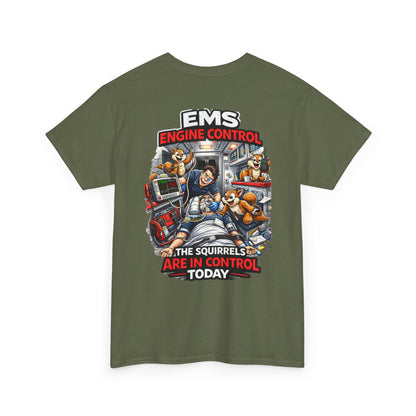 EMS Paramedic T-Shirt — Funny "Squirrels in Control" First Responder Humor