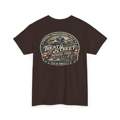 Treat & Street Medical Team First Responders T-Shirt | Firefighter Police EMS
