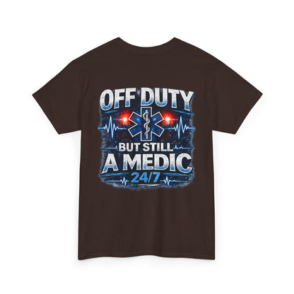 EMT Paramedic Tee — "Medic 24/7" First Responder Gift