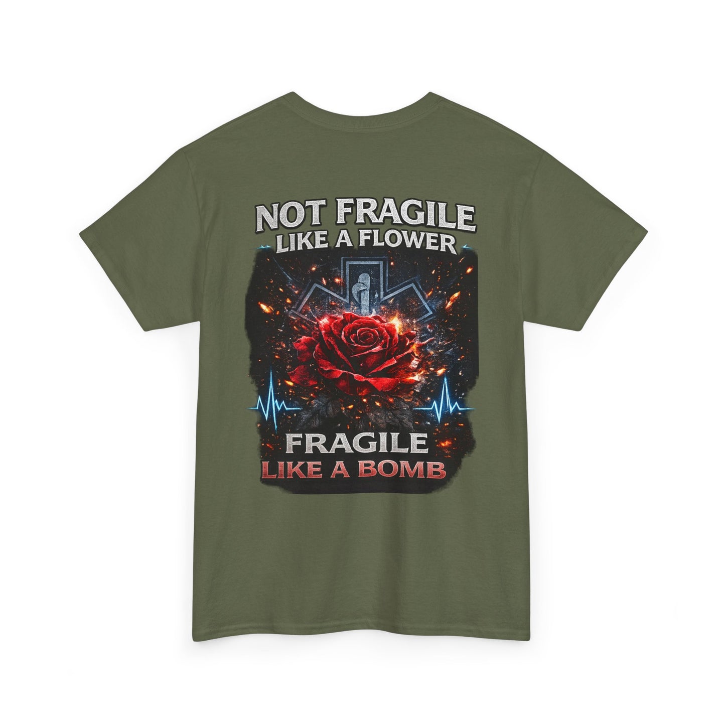 Paramedic EMT Tee — "Fragile Like a Bomb" First Responder Gift