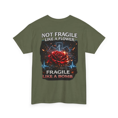 Paramedic EMT Tee — "Fragile Like a Bomb" First Responder Gift