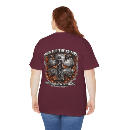 Born for Chaos Paramedic EMT T-Shirt — First Responder Gift