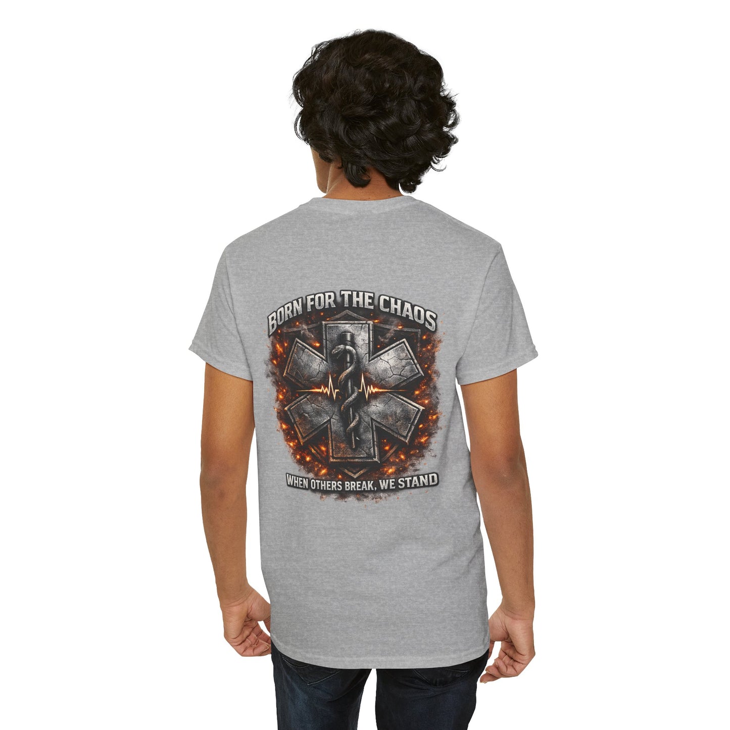 Born for Chaos Paramedic EMT T-Shirt — First Responder Gift