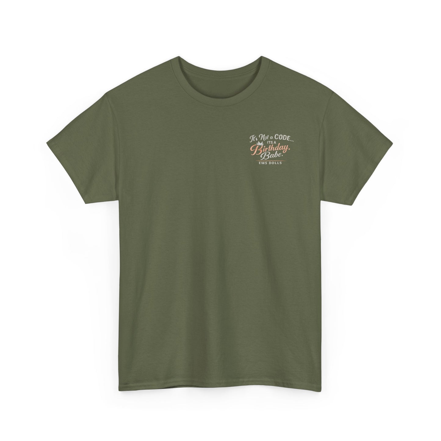 Bougie EMS Lady Birthday Tee — EMS Women First Responder Birthday Shirt