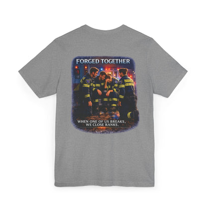 Forged Tee — 'Forged in Chaos' EMS & First Responder Tribute T-Shirt
