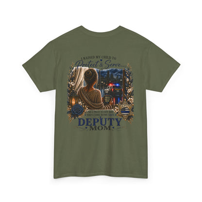 Deputy Mom Tee — Proud Police Mom "Back The Blue" Family Shirt