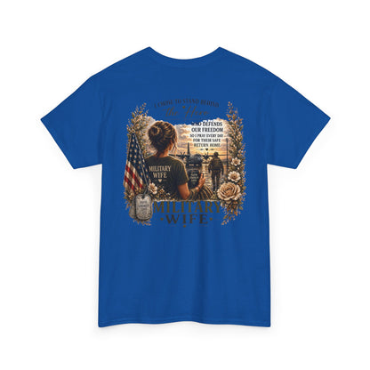 Military Wife Support Tee | Deployment Wife, Proud Military Spouse Shirt